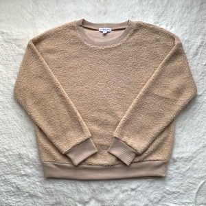 NWOT Light Brown Teddy Bear Crewneck 🐻